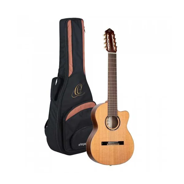 GUITARE CLASSIQUE ELECTRO 8 CORDES ORTEGA RCE159RW-8 CEDRE