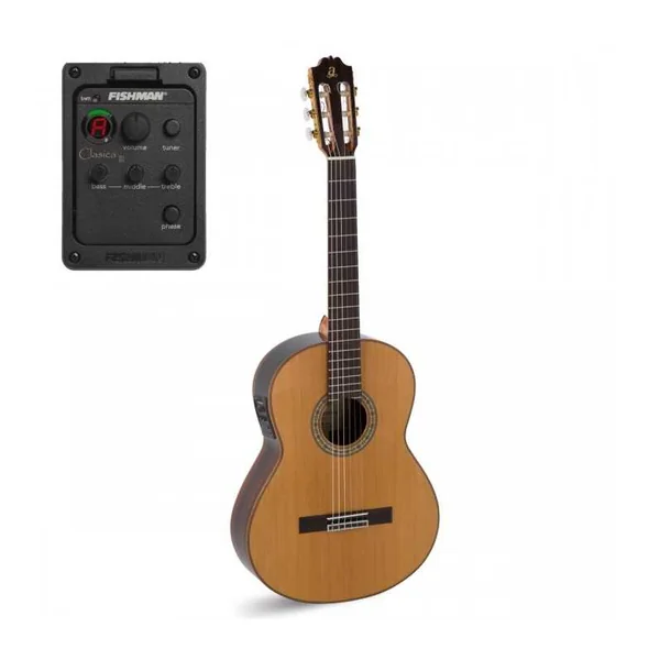 Guitare Classique Electro Admira A10 E Cèdre Massif / Palissandre Indien