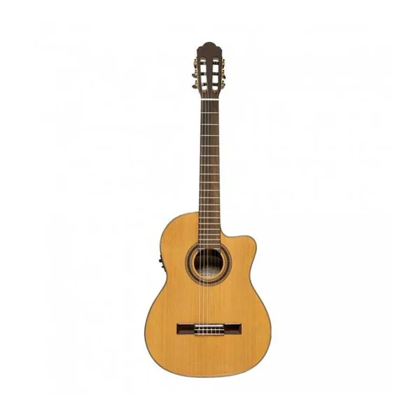 Guitare Classique Electro ANGEL LOPEZ MAZUELO CR-CE - CEDRE MASSIF/PALISSANDRE