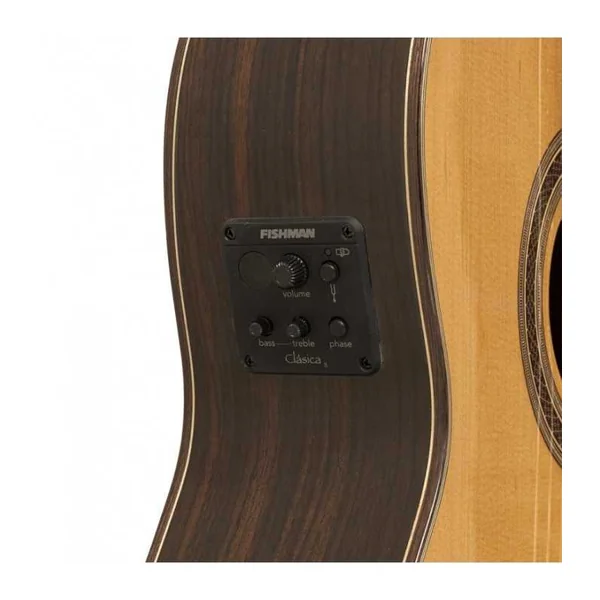 Guitare Classique Electro ANGEL LOPEZ MAZUELO CR-CE - CEDRE MASSIF/PALISSANDRE