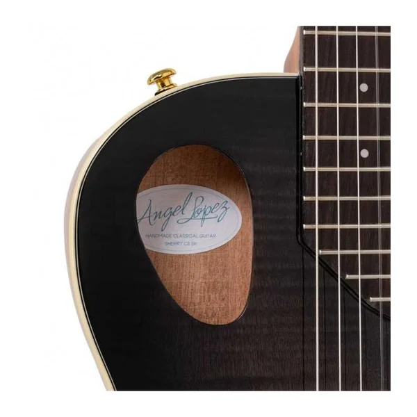 Guitare Classique Electro ANGEL LOPEZ SHERRY CE BK