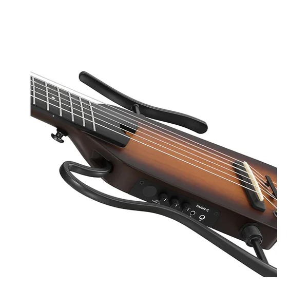 Guitare Classique Electro Donner HUSH-C Nylon Travel Guitar Black