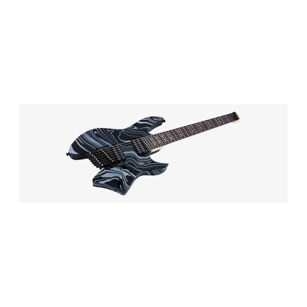 Guitare Electrique 7 Cordes LARRY CARLTON X6 Headless 7 Black Swirl