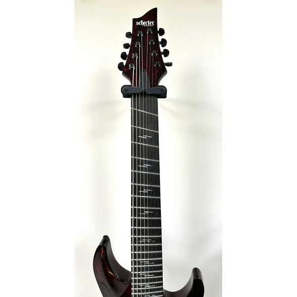 Guitare Electrique 8 Cordes Schecter Omen Elite-8 Multiscale Black Cherry Burst - Occasion