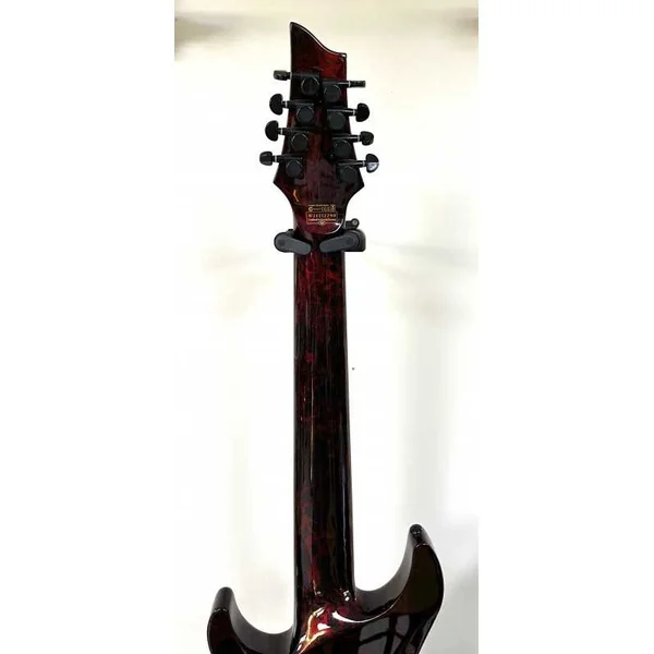 Guitare Electrique 8 Cordes Schecter Omen Elite-8 Multiscale Black Cherry Burst - Occasion