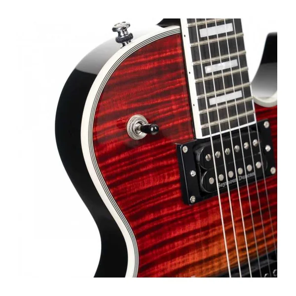 Guitare Electrique CORT CR300 DELUXE FLAMING BURST