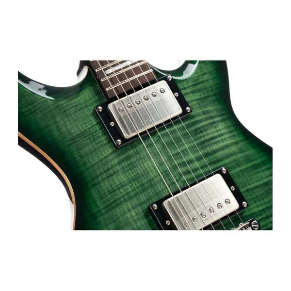 Guitare Electrique CORT M600 TRANS GREEN BURST