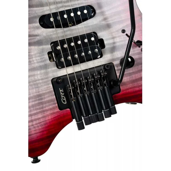 Guitare Electrique CORT SPACE G6TR SMI GLOSS LAVA