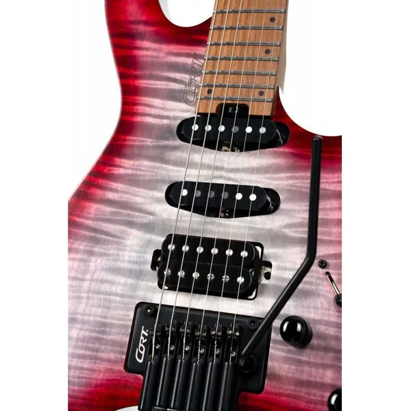 Guitare Electrique CORT SPACE G6TR SMI GLOSS LAVA