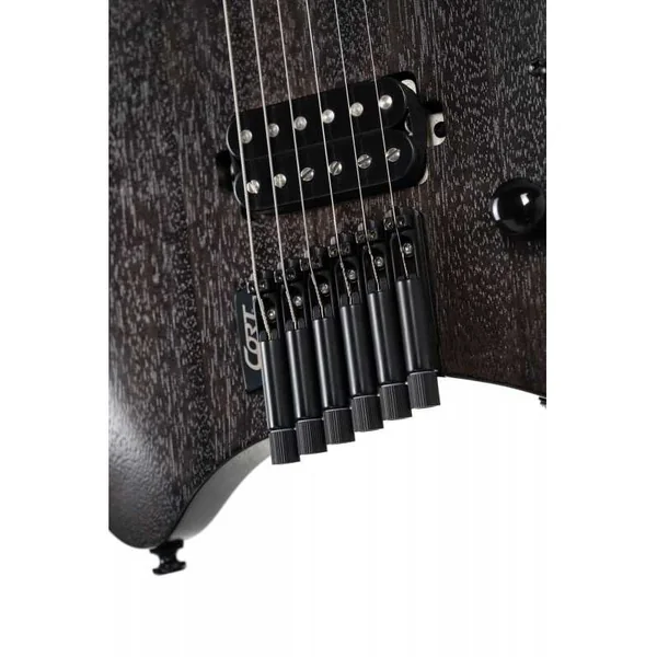 Guitare Electrique CORT SPACEG6MS SEMIGLOSS TRANSBK