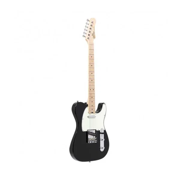 Guitare Electrique CRAFTER CHARLOTE TM CBK - ERABLE COSM NOIR + BAG