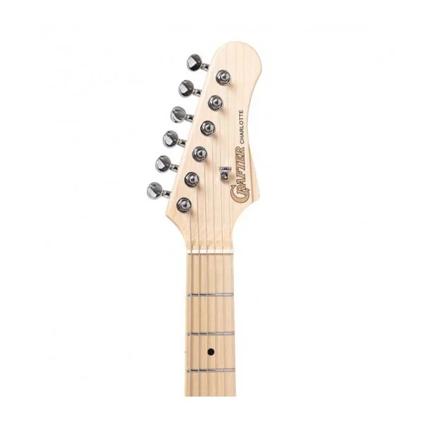 Guitare Electrique CRAFTER CHARLOTE TM SP - ERABLE ROSE + BAG