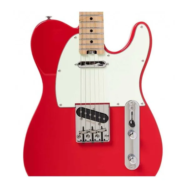 Guitare Electrique CRAFTER CHARLOTE TM VR - ERABLE VINT ROUGE + BAG