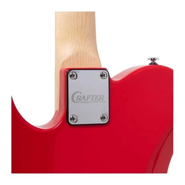 Guitare Electrique CRAFTER CHARLOTE TM VR - ERABLE VINT ROUGE + BAG