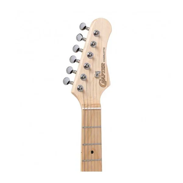 Guitare Electrique CRAFTER CHARLOTE TM VR - ERABLE VINT ROUGE + BAG