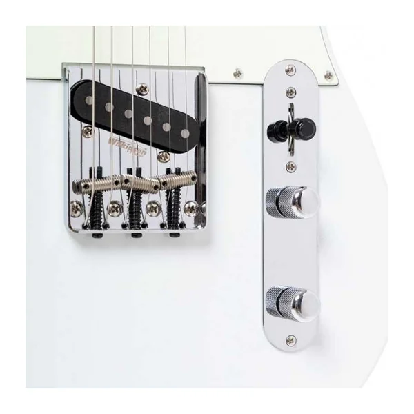 Guitare Electrique CRAFTER CHARLOTE TR OW - PALISS OLYM BLANC + BAG