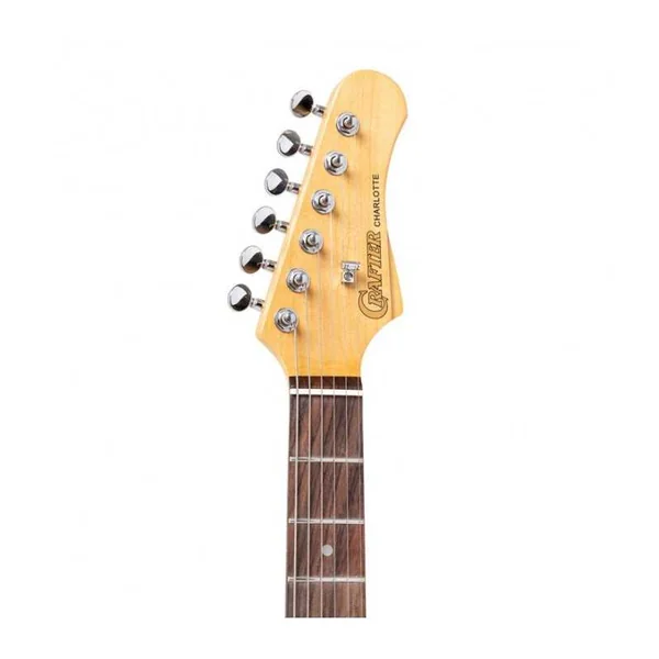 Guitare Electrique CRAFTER CHARLOTE TR OW - PALISS OLYM BLANC + BAG