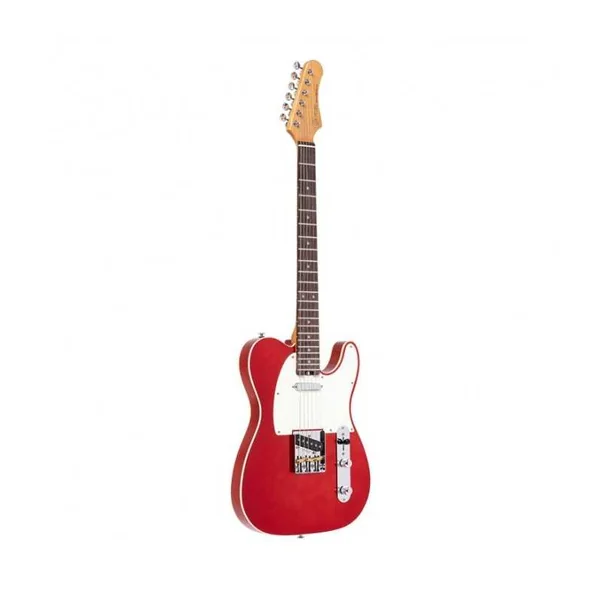 Guitare Electrique CRAFTER SEOUL T6OVSR CR - PALISSANDR ROUGE + BAG