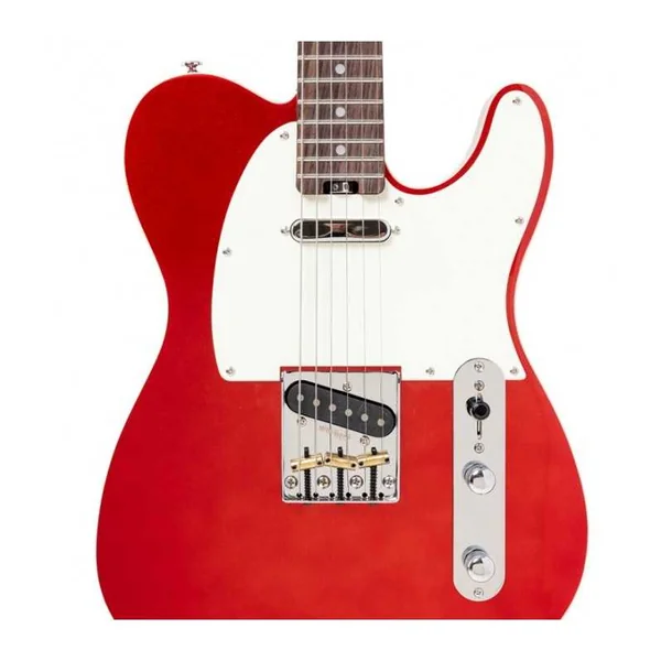 Guitare Electrique CRAFTER SEOUL T6OVSR CR - PALISSANDR ROUGE + BAG