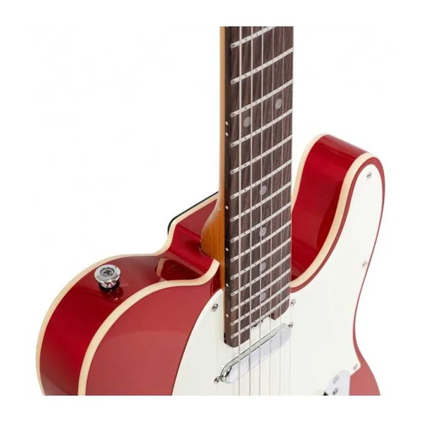 Guitare Electrique CRAFTER SEOUL T6OVSR CR - PALISSANDR ROUGE + BAG