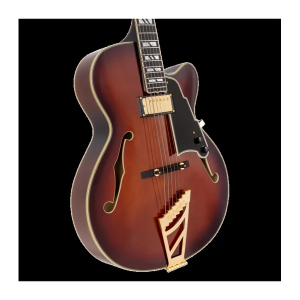 Guitare Electrique D'ANGELICO Excel 16 Amaretto Burst