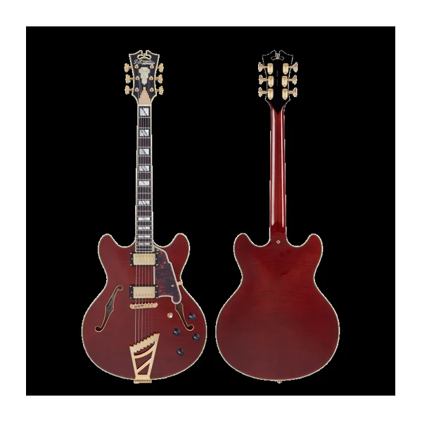 Guitare Electrique D'ANGELICO EXCEL DC TRANS CHERRY