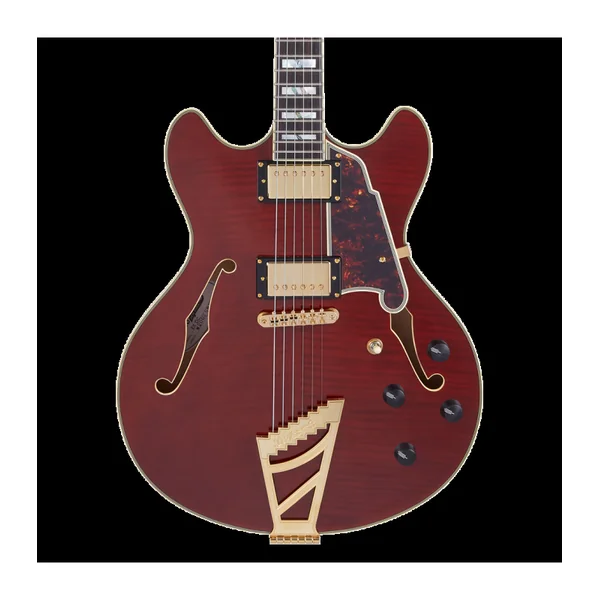 Guitare Electrique D'ANGELICO EXCEL DC TRANS CHERRY