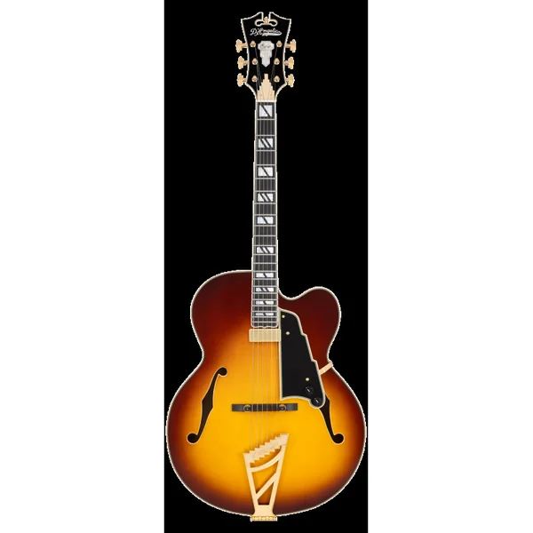 Guitare Electrique D'ANGELICO Excel EXL-1 Dark Iced Tea Burst Mini HB