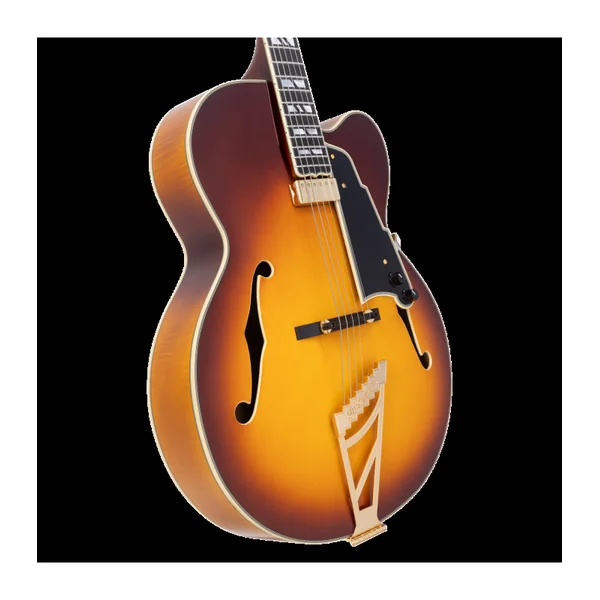 Guitare Electrique D'ANGELICO Excel EXL-1 Dark Iced Tea Burst Mini HB