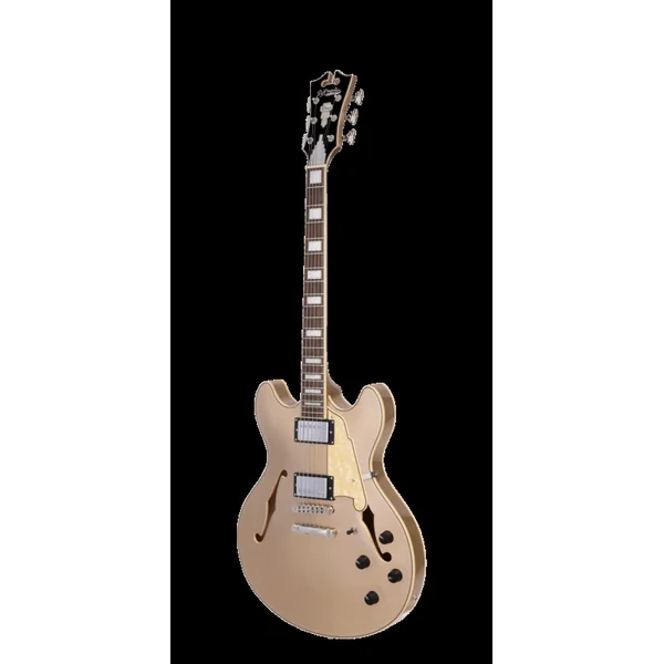 Guitare Electrique D'ANGELICO Premier DC Desert Gold