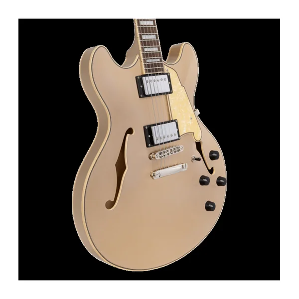 Guitare Electrique D'ANGELICO Premier DC Desert Gold
