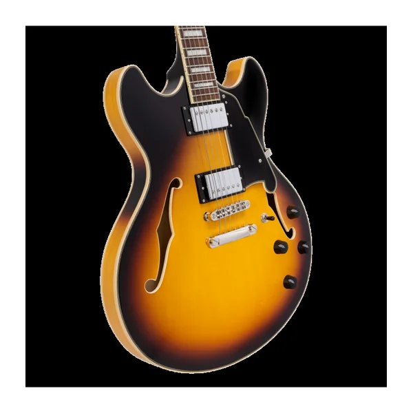 Guitare Electrique D'ANGELICO Premier DC Vintage Sunburst