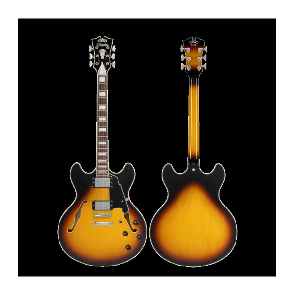 Guitare Electrique D'ANGELICO Premier DC Vintage Sunburst