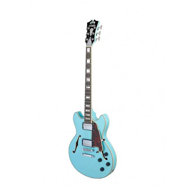 Guitare Electrique D'ANGELICO Premier Mini DC Sky Blue