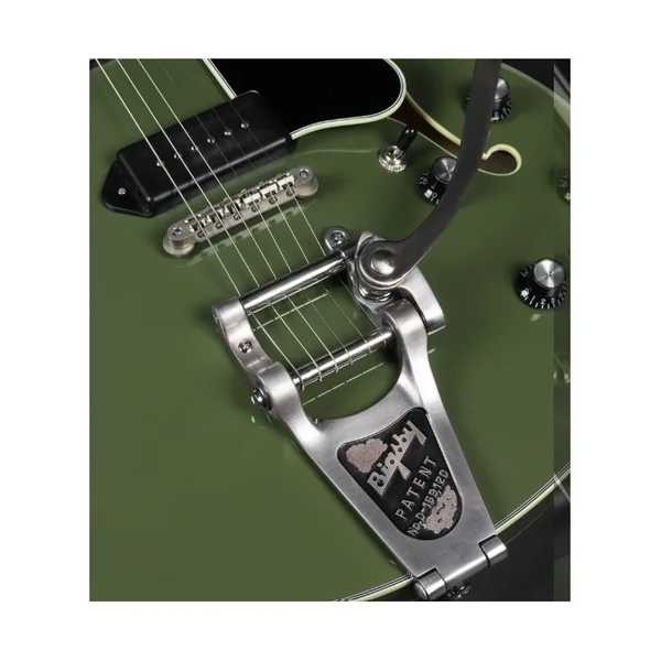 Guitare Electrique Eastman T64/TV-LTD-OD Thinline Lollar P90 Bigbsy Olive, Limited edition 2026