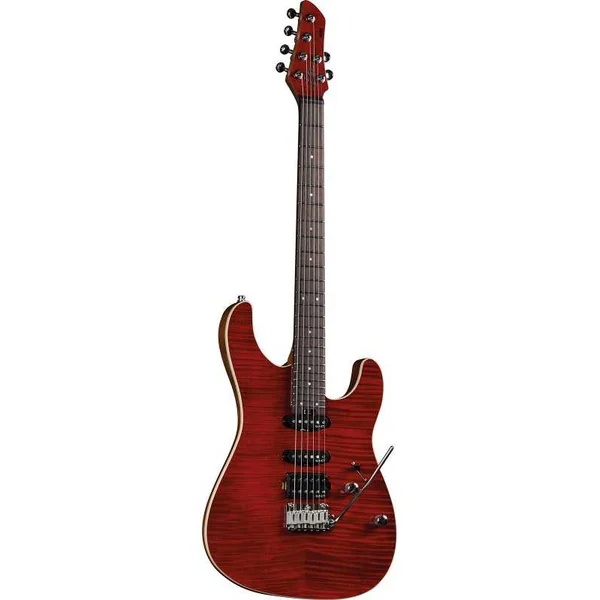 Guitare Electrique EKO AIRE-MUSA800-RED - Aire 800 Musa Red Flamed