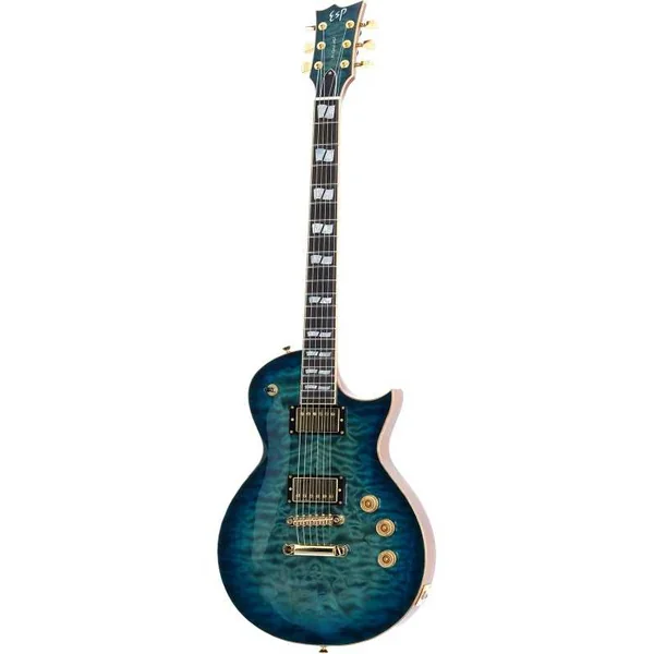 Guitare Electrique ESP EUSCECQMG14S3 - Eclipse - USA ECLIPSE QM GH AQMSB SD3