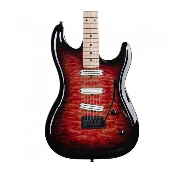 Guitare Electrique GODIN Artisan ST-III Midnight Rose + Etui