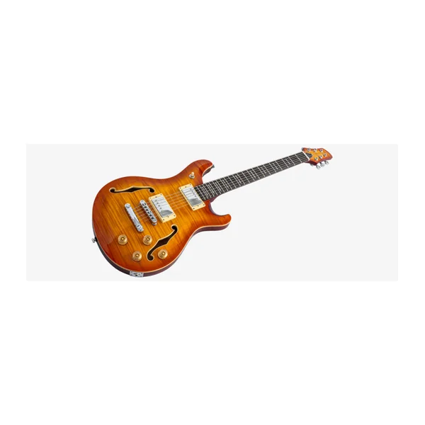 Guitare Electrique LARRY CARLTON Q7 Hollow Amber Burst
