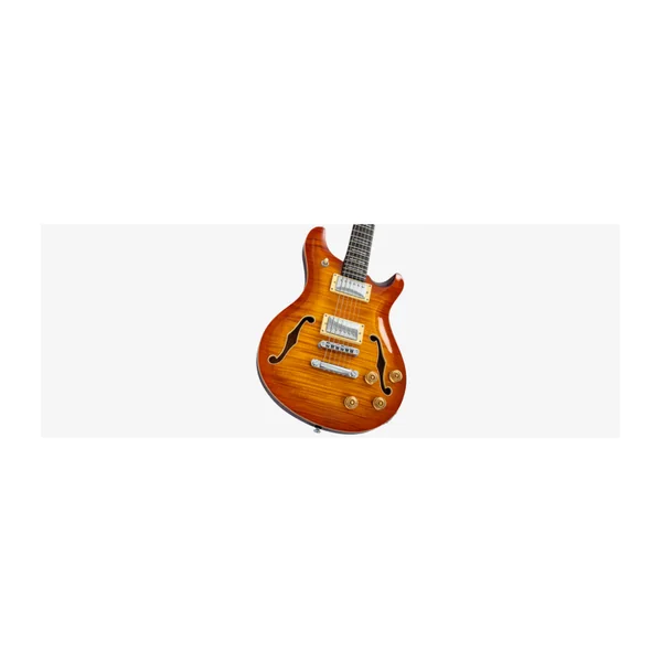 Guitare Electrique LARRY CARLTON Q7 Hollow Amber Burst