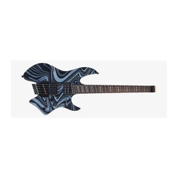 Guitare Electrique LARRY CARLTON X6 Headless 6 Black Swirl