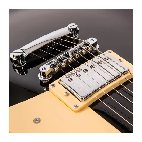 Guitare Electrique VINTAGE V100BLK - CHROME HARDWARE- GLOSS BLACK