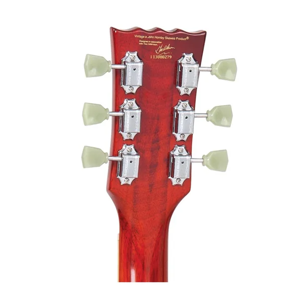 Guitare Electrique VINTAGE V100HB - FLAME HONEYBURST