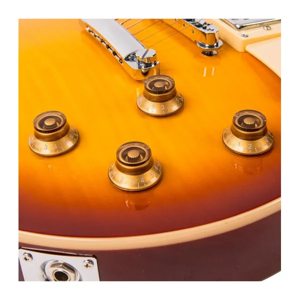 Guitare Electrique VINTAGE V100IT - FLAME ICED TEA