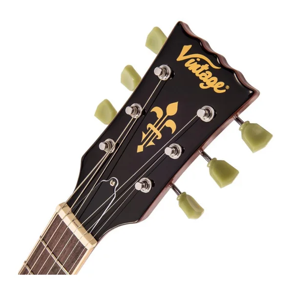 Guitare Electrique VINTAGE V100IT - FLAME ICED TEA