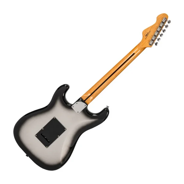 Guitare Electrique VINTAGE V6HMSVB-UK - V6HSS MAPLE 25TH ANNIVERSARY SILVER BURST