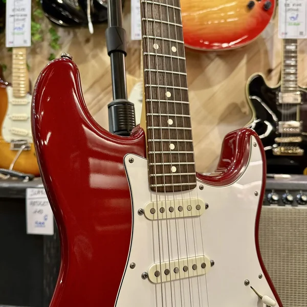 Guitare Fender Stratocaster USA Standard 1995 Candy Red Matching Headstock