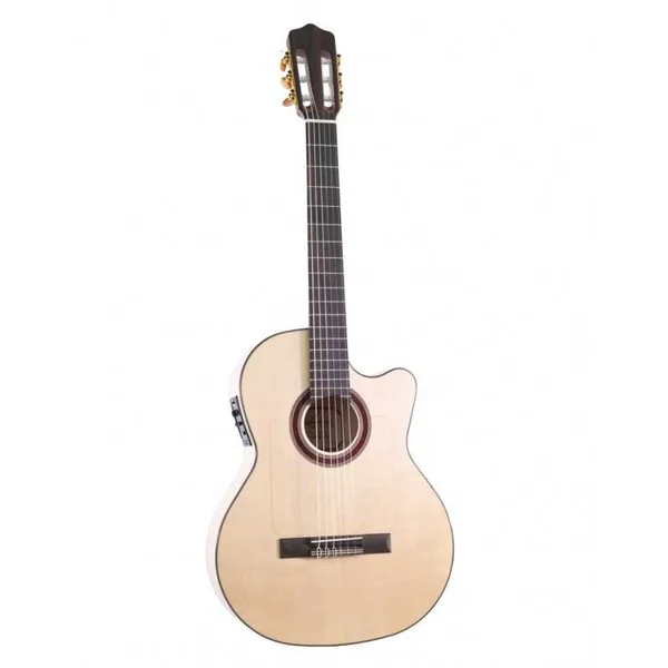 Guitare FLAMENCA Electro KREMONA ROSA LUNA ROSALUNACW-T CW - SPRUCE MASSIF / HETRE