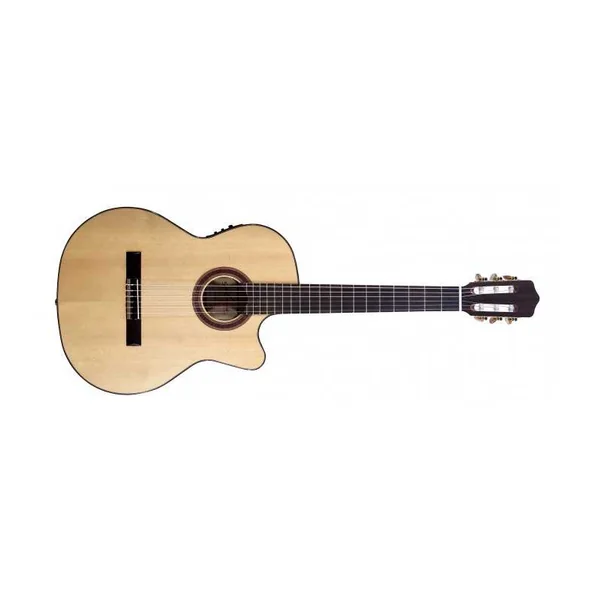 Guitare FLAMENCA Electro KREMONA ROSA LUNA ROSALUNACW-TL CW - SPRUCE MASSIF / HETRE