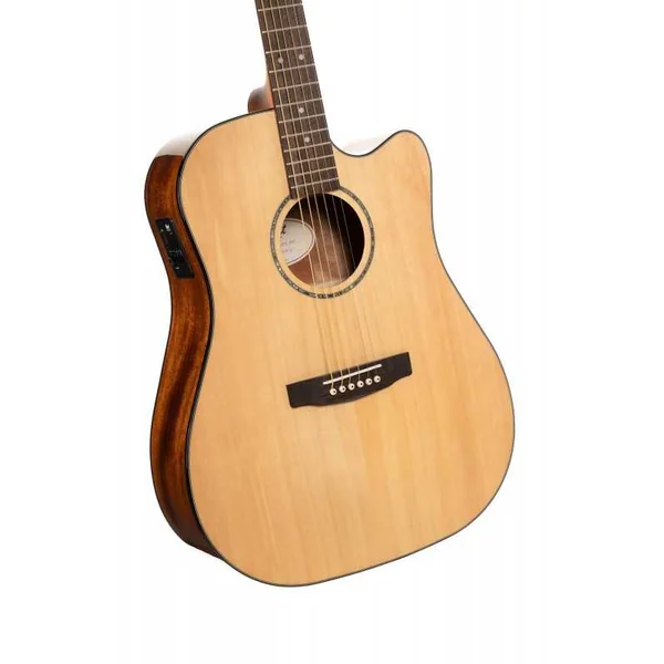 Guitare Folk Electro CORT EARTH60CE NATUREL BRILLANT